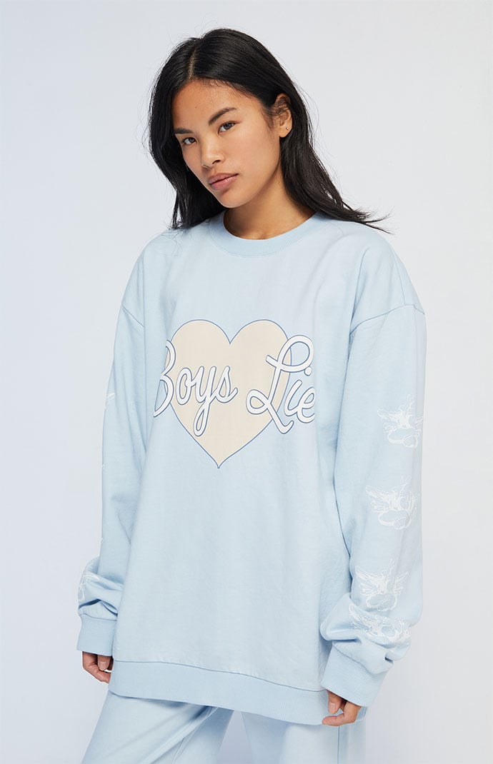Boys lie 2025 blue sweatshirt