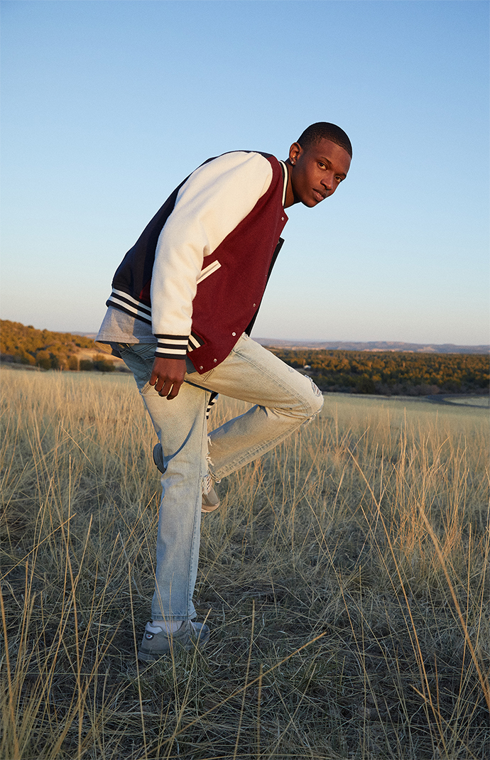 Pacsun color hotsell block jacket