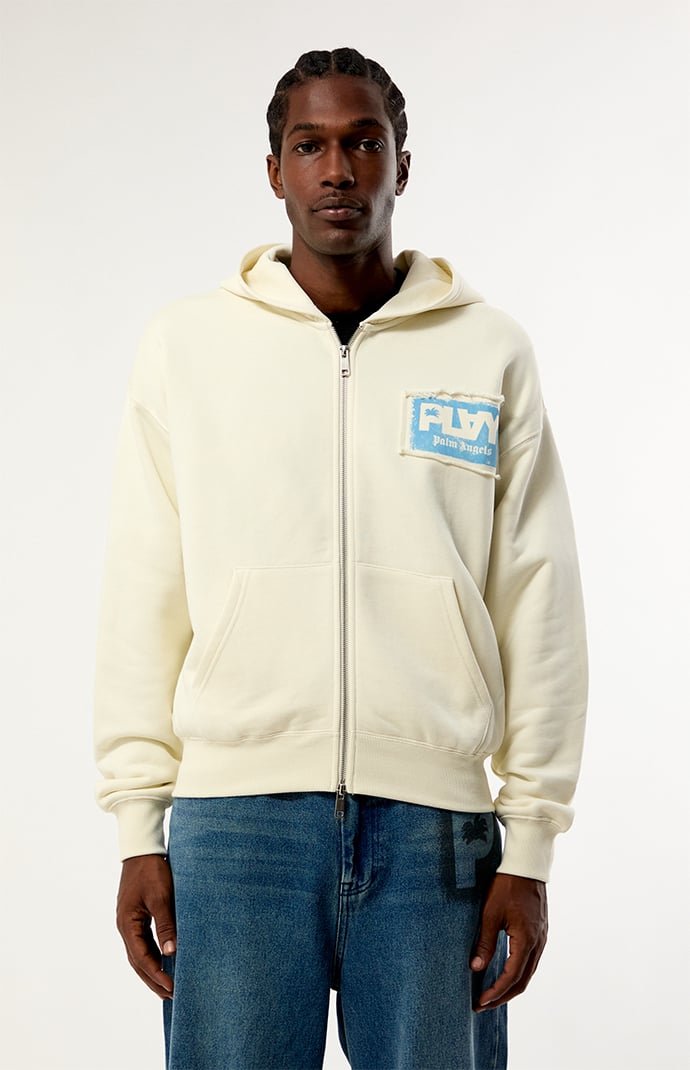 PLAY PALM ANGELS Graffiti Palm Dual Zip-Up Hoodie | Pacsun