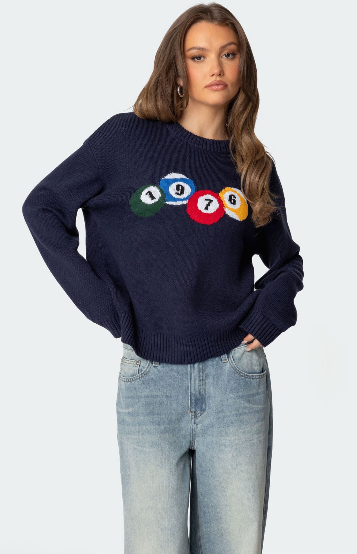 Edikted 1976 Billiards Sweater | Pacsun