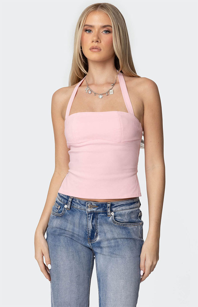 Edikted Dara Halter Top | PacSun
