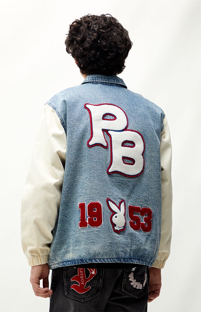 Playboy By PacSun Championship Denim Jacket PacSun