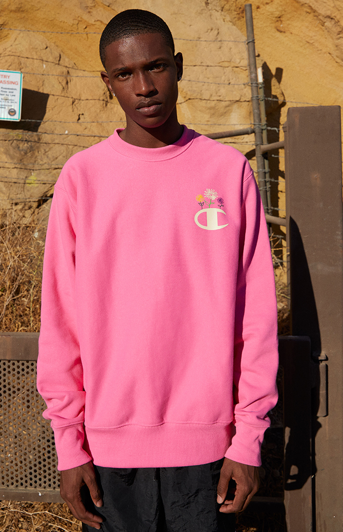 Mens pink champion t shirt 2025