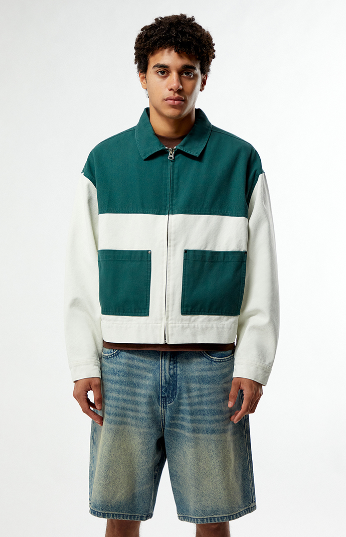 ジャケット・アウター YOKE PIN STRIPE SLEEPING SHIRT JACKET Yoke] Pin Stripe Sleeping Shirt Jacket