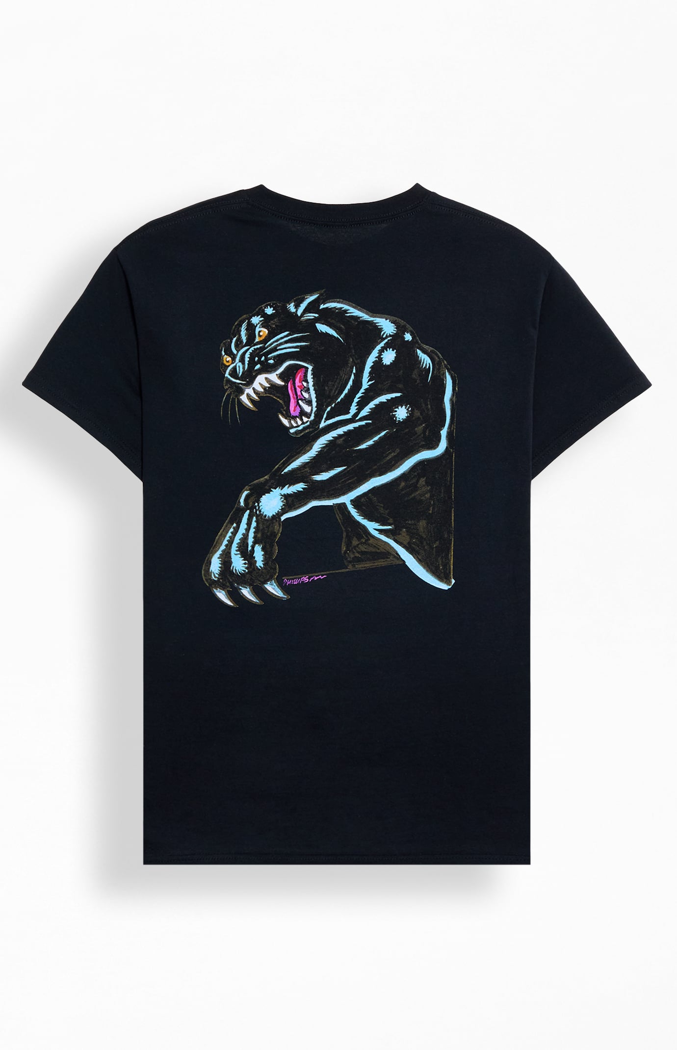 Santa Cruz Natas Sketch Panther T-Shirt | Pacsun