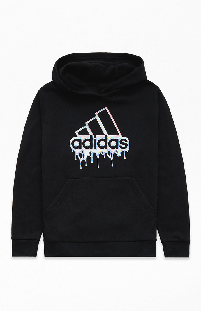 Kids black adidas hoodie sales