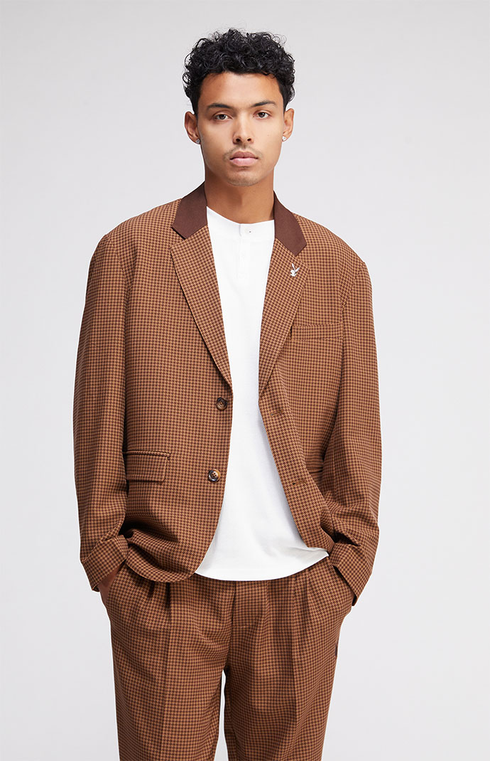 Playboy Houndstooth Wool Blazer | PacSun