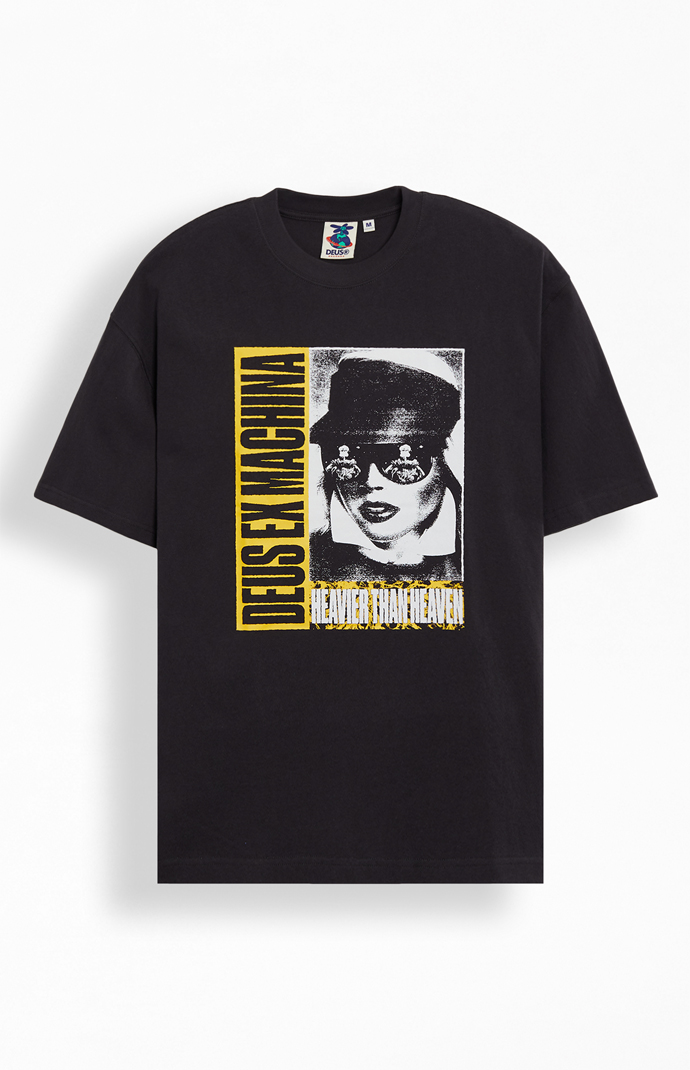 Deus Ex Machina☆HEAVIER THAN HEAVEN TEE プリント半袖Tシャツ Tees | Deus Ex Machina | Heavier Than Heaven Tee True Blue