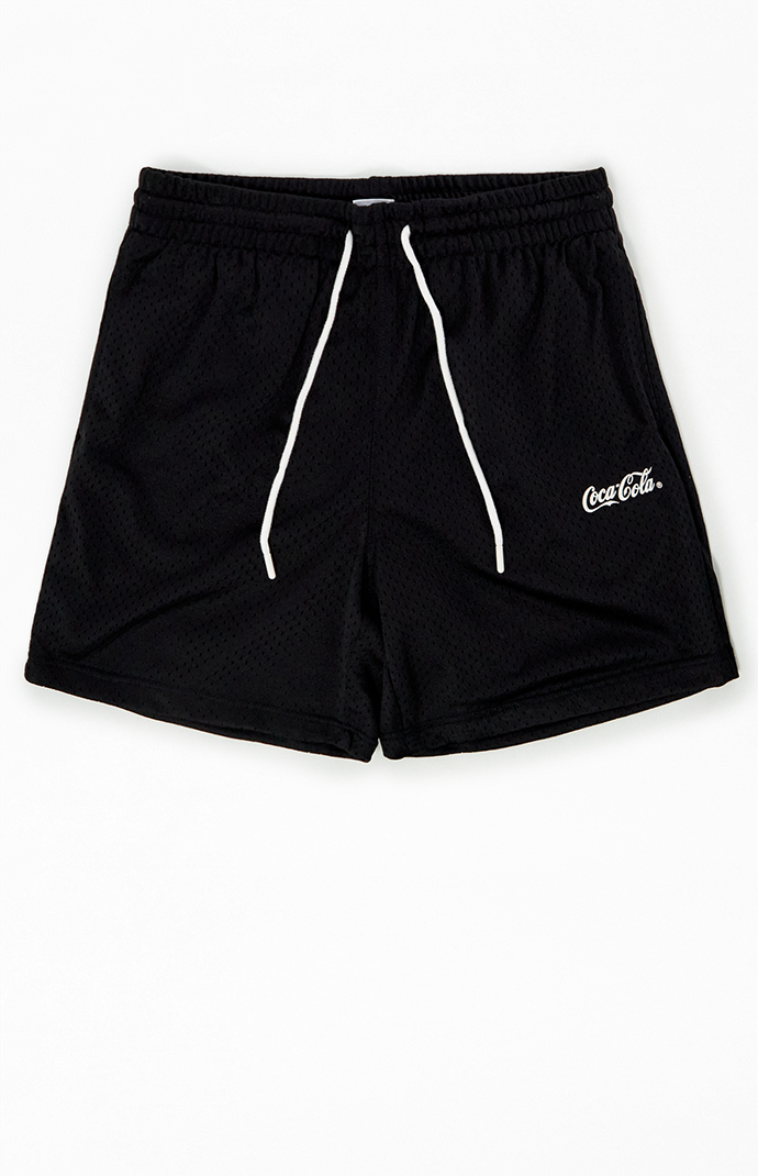 Coca Cola By Pacsun Black Logo Mesh Shorts | PacSun