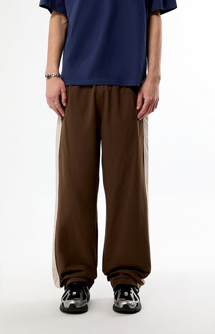 Pacsun Brown Brodie Baggy Track Pants | Pacsun