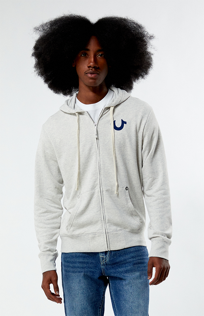 【TRUE RELIGION】★パーカー★ BIG T SLUB ZIP HOODIE BIG T SLUB ZIP HOODIE | True Religion